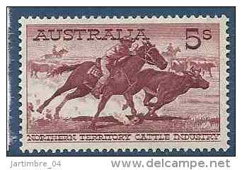 1961 AUSTRALIE 274** Bouvier, Cheval - Mint Stamps