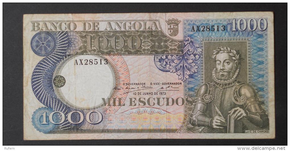 ANGOLA  1000  ESCUDOS  1973     -    (Nº02958) - Angola