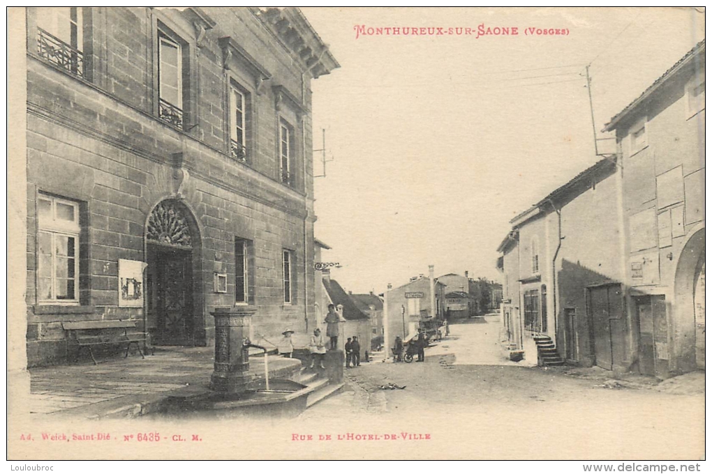 88 MONTHUREUX SUR SAONE RUE DE L'HOTEL DE VILLE - Monthureux Sur Saone