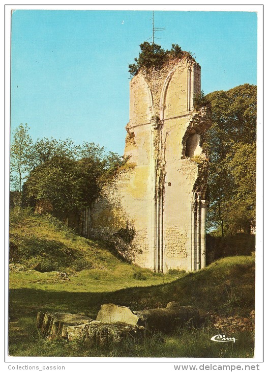 CP, 27, Abbaye De MORTEMER, En Forêt De LYONS, Ruine De L'Abbayede Mortemer, Le Transept Sud (XIIe S.) Vierge - Lyons-la-Forêt