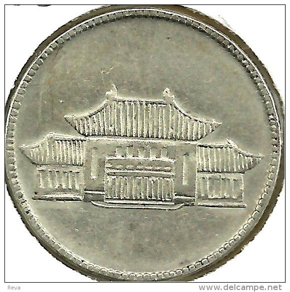 CHINA 20 CENTS YUNNAN PROVINCE CHINESE FRONT TEMPLEBACK DATED YEAR 38 -1949 AG SILVER VF READ DESCRIPTION CAREFULLY !!! - China