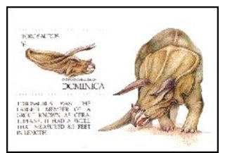 Dominica 1992 Souvenir Sheet-Dinosaurs Prehistoric #1476 Torosaurus - Dominica (1978-...)