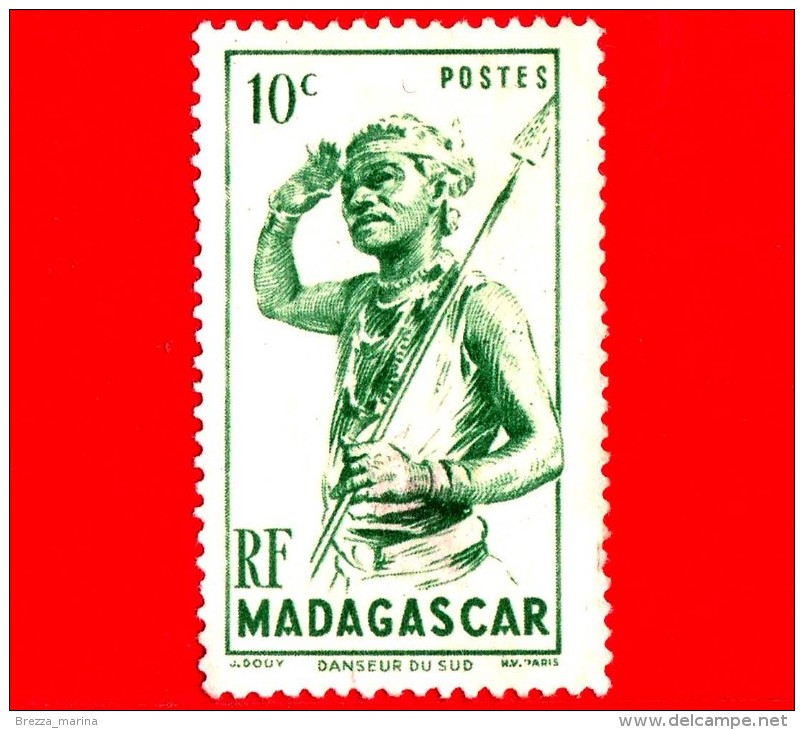 MADAGASCAR - Nuovo- 1946 - Danzatore Del Sud - Dancer - 10 C - Nuovi