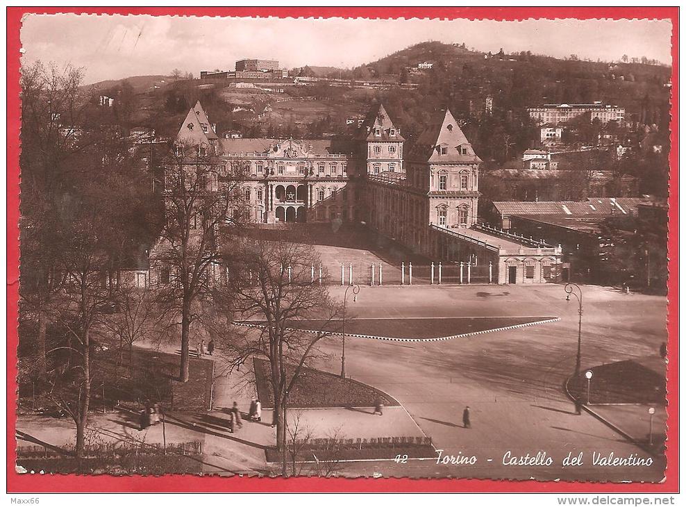 CARTOLINA VIAGGIATA ITALIA - TORINO - Castello Del Valentino - 10 X 15 Cm - ANNULLO TORINO 28 - 08 - 1940 - Castello Del Valentino