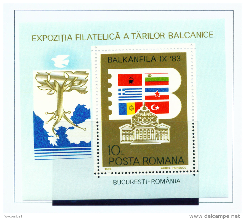 ROMANIA - 1983  Stamp Exhibition Miniature Sheet  Unmounted Mint - Ongebruikt