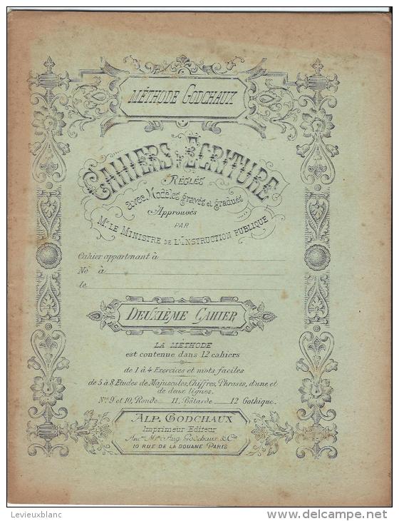 Cahier D´Ecriture/Methode GODGHAUX/Deuxiéme Cahier/Vers 1900   CH42 - Diplomi E Pagelle