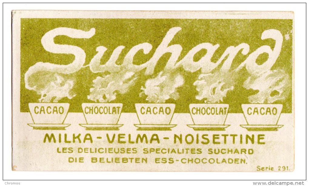 Chromo SUCHARD, N° 291 / 5, (rare Serie) Oiseau, Mesange - Suchard