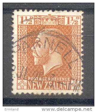 Neuseeland New Zealand 1916 - Michel Nr. 152 A O PARNELL - Oblitérés
