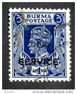 1551x)  Burma 1946 - Sc # O-31 Used  ( Catalogue $2.50) - Birmania (...-1947)