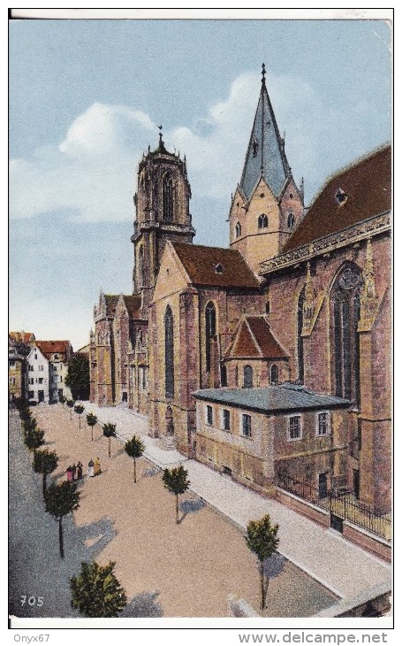 SELESTAT-SCHLETTSTADT (Bas-Rhin)  St.Georgs-Kirche  - VOIR 2 SCANS - - Selestat