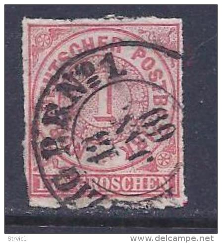 North German Confederation, Scott # 4 Used Numeral, 1868 - Andere & Zonder Classificatie