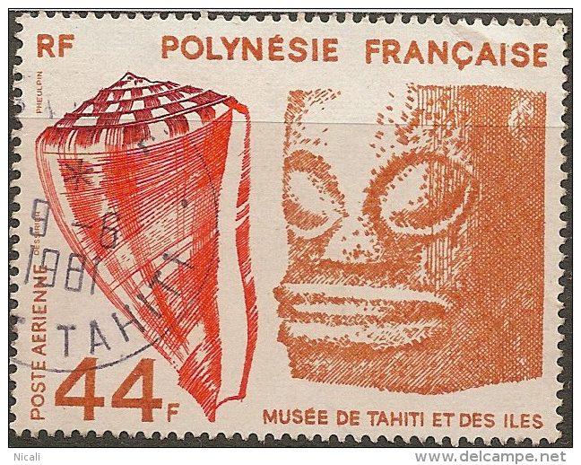 FRENCH POLYNESIA 1979 44f Tiki SG 302 U YZ213 - Oblitérés