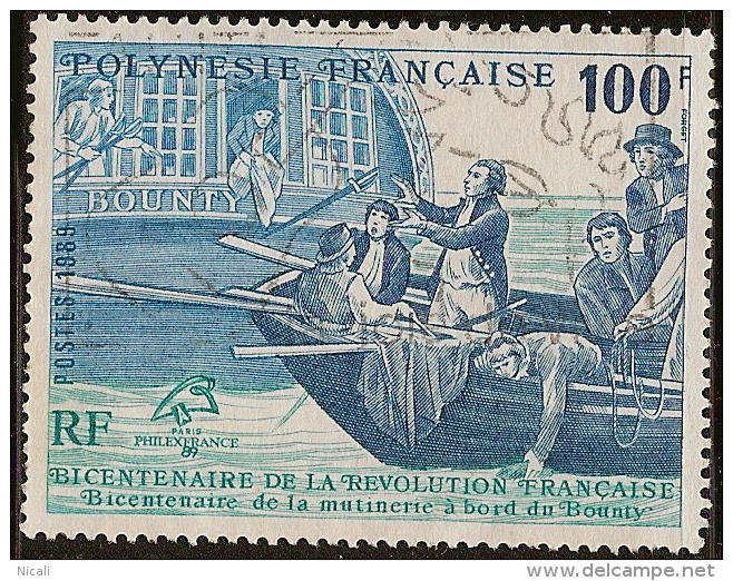 FRENCH POLYNESIA 1989 100f Bounty SG 565 U YZ351 - Usados