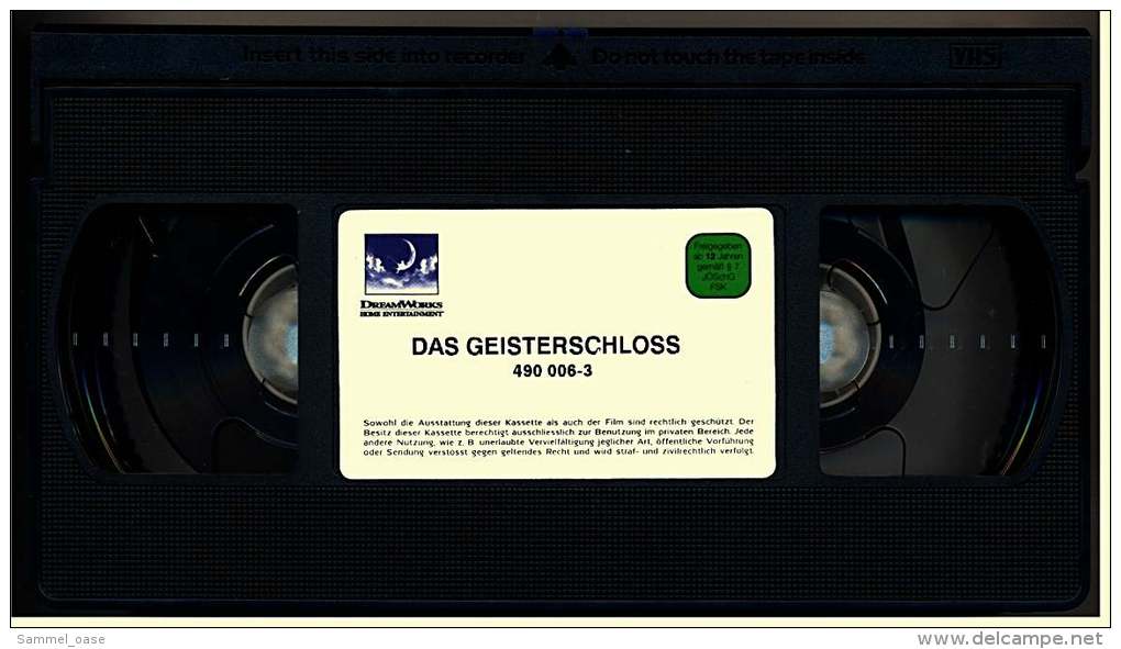 VHS Video  ,  Das Geisterschloss  -  Mit : Liam Neeson, Catherine Zeta-Jones, Lili Taylor U. A.  -  Von 2000 - Horror