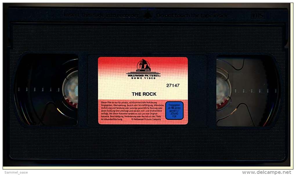 VHS Video  ,  The Rock - Entscheidung Auf Alcatraz   -  Mit : Michael Biehn John C. Mcginleyvon - Action & Abenteuer