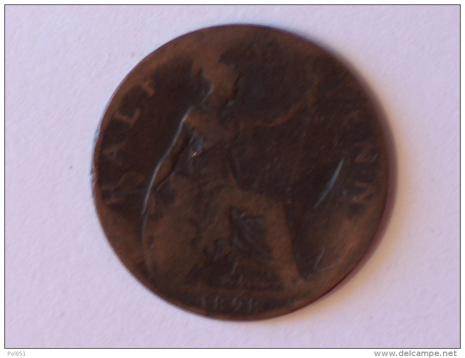 Grande-Bretagne 1/2 Half Penny 1898 - C. 1/2 Penny