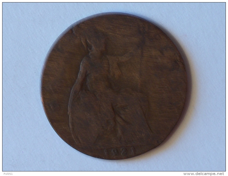 Grande-Bretagne 1/2 Half Penny 1921 - C. 1/2 Penny
