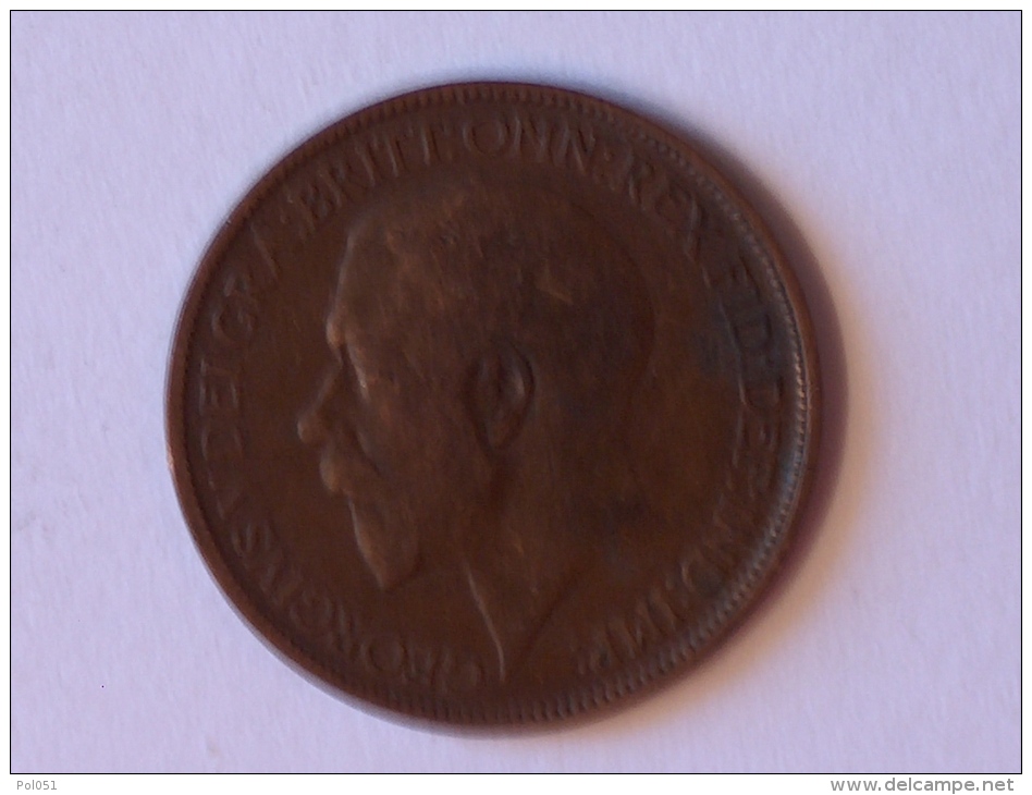 Grande-Bretagne 1/2 Half Penny 1921 A - C. 1/2 Penny