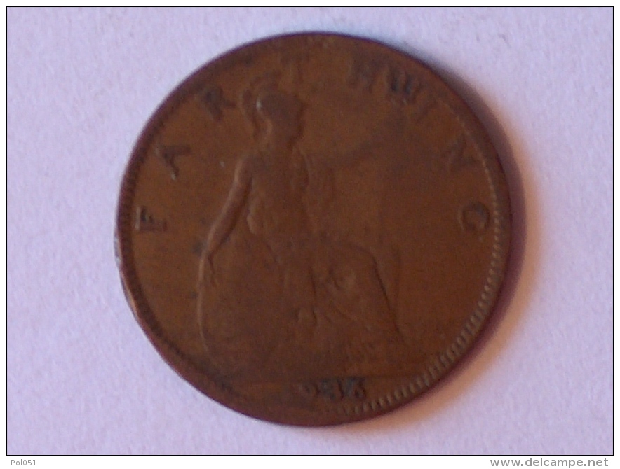 Grande-Bretagne Farthing Penny 1936 - B. 1 Farthing