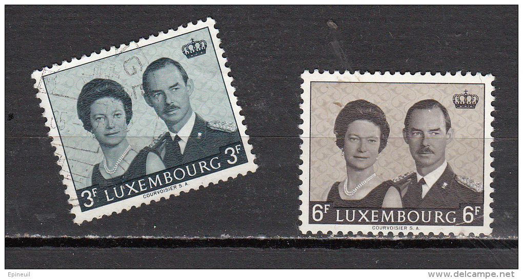 LUXEMBOURG ° YT N° 652 653 - Used Stamps