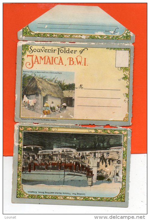 Souvenir Folder Of JAMAICA , B.W.I. - 22 Cpa (en L'état) - Jamaïque