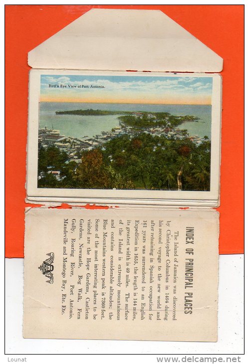 Souvenir Folder Of JAMAICA , B.W.I. - 22 Cpa (en L'état) - Giamaica