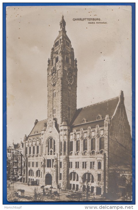 Deutschland; Berlin; Charlottenburg; Neues Rathaus; 1906 - Charlottenburg