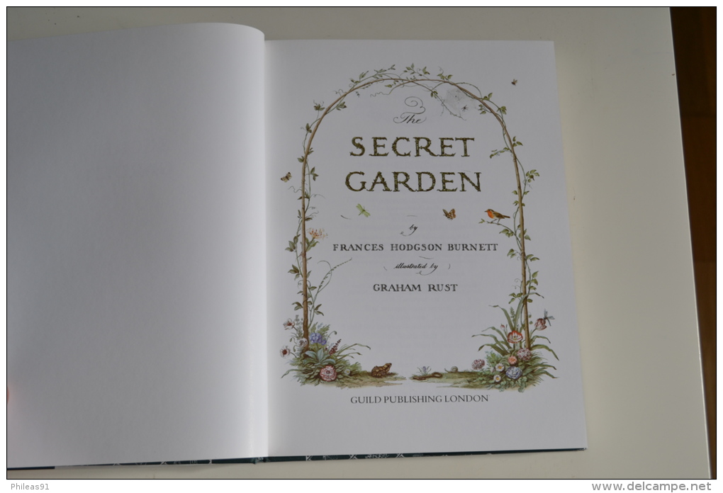 The Secret Garden By Frances Hodgson Burnett Illustrated By Graham Hurst Published In 1986 By Book Club Associates - Fictie