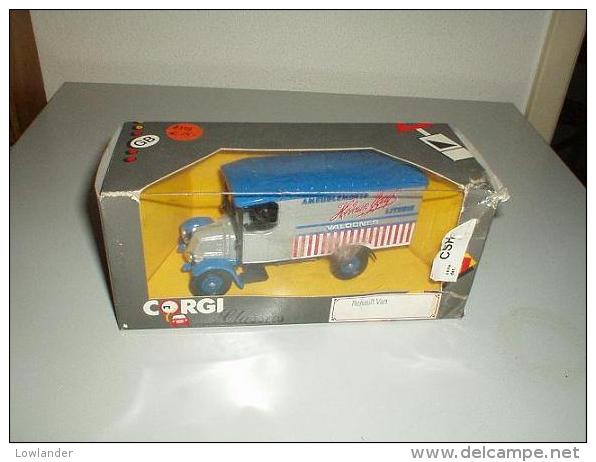 CORGI CLASSICS C824/12 RENAULT BOX VAN AMEUBLEMENTS LITERIE - Corgi Toys