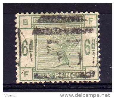 Great Britain - 1883 - 6d Definitive - Used - Usados