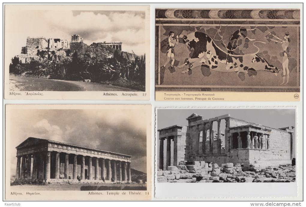 7 OLD POSTCARDS:   Grèce / Greece / Griechenland  / Griekenland - (3 Scans) - 5 - 99 Postkaarten