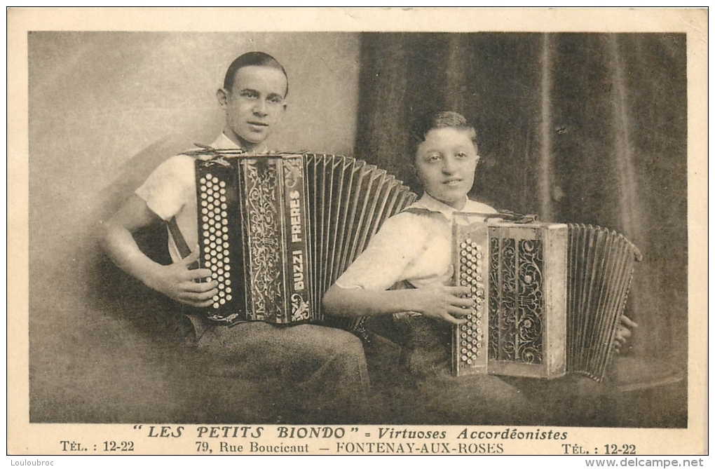 LES PETITS BLONDO VIRTUOSES ACCORDEONISTES FONTENAY AUX ROSES - Muziek En Musicus