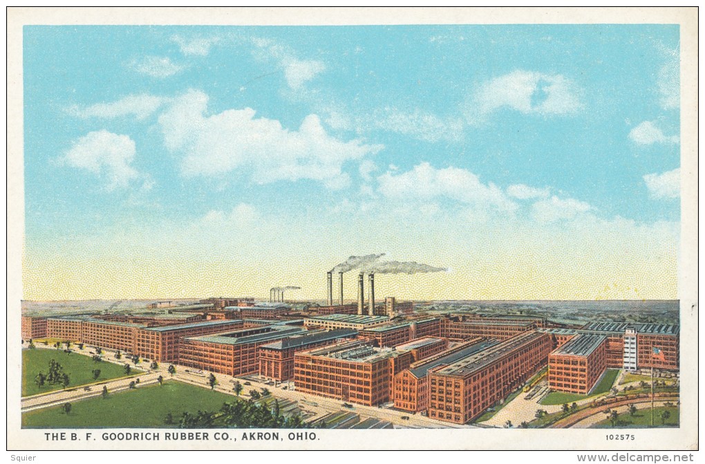 Akron, Goodrich Rubber Co., Fabric - Akron