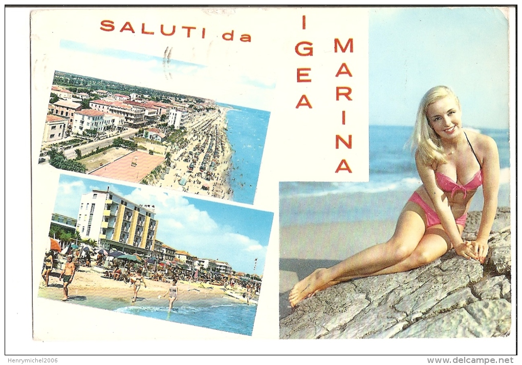 Italia - Italie - Forli  - Saluti Igea Marina Pin Up - Forli