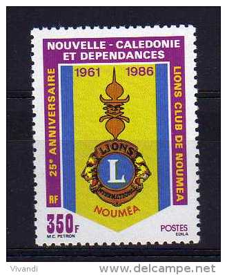 New Caledonia - 1986 - 25th Anniversary Of Noumea Lions Club - MNH - Neufs