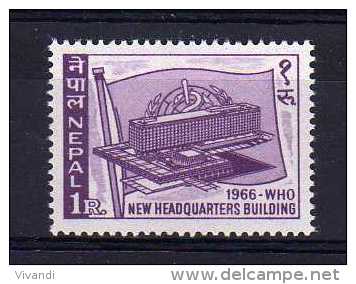 Nepal - 1966 - New WHO Headquarters - MH - Nepal