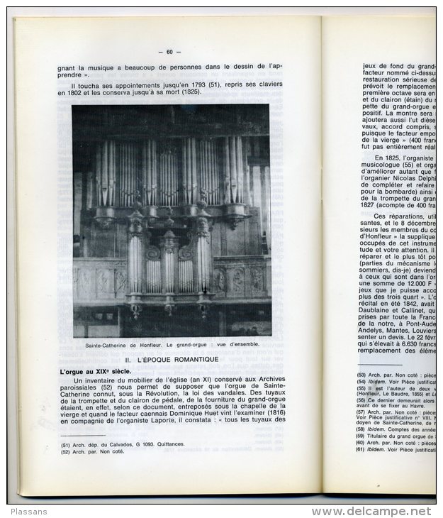 L'ORGUE Revue Trimestrielle N°146 - 1973 -Honfleur ( Orgues De Sainte-Catherine ), Sorèze (Tarn), Aquitaine ... - Musik