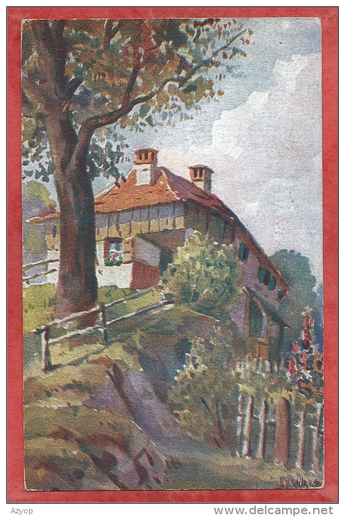 68 - MURBACH - Hansi - J.J. Waltz - Maison De Paysan - Série Vue Des Vosges N° 1 - 2 Scans - Murbach