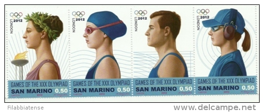 2012 - San Marino 2367/70 Olimpiadi Di Londra   ++++++++ - Summer 2012: London