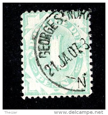 1713x)  Australia 1906 - Sc # J-24   Used  ( Catalogue $5.75) - Segnatasse