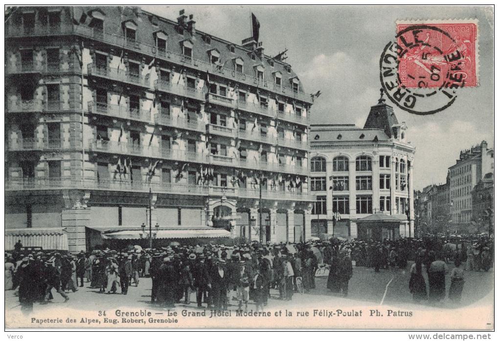 Carte Postale Ancienne De GRENOBLE - Grenoble