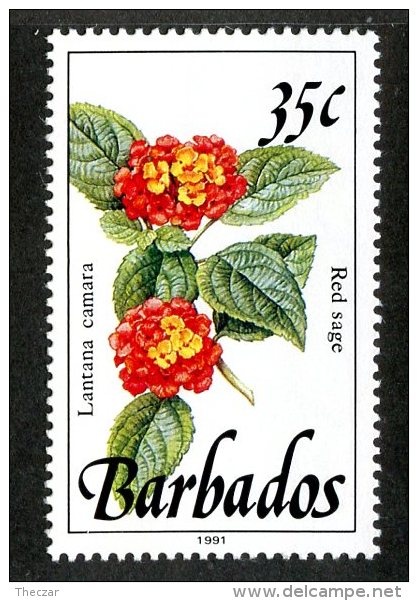 1760x)  Barbados 1989 - Sc # 758A  Mnh**  ( Catalogue $1.25) - Barbados (1966-...)