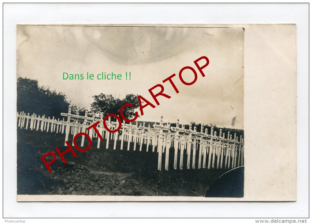 VIONVILLE-Cimetiere Militaire Allemand-CARTE PHOTO Allemande-GUERRE 14-18-1WK-FRANCE-FRANKREICH-57- - Ars Sur Moselle