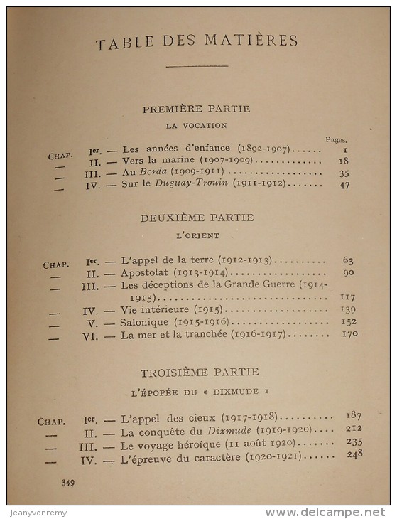La Vie Héroïque De Jean Du Plessis. Par Le Comte Du Plessis. 1924. - Histoire