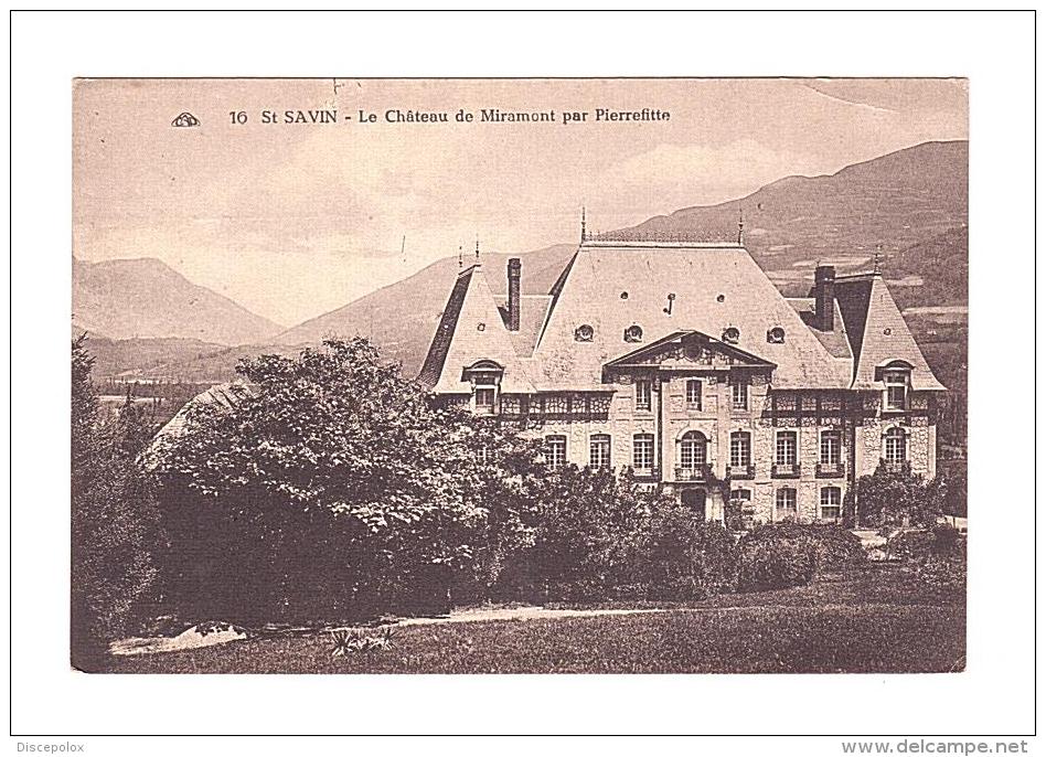 I557 Saint Savin - Le Chateau De Miramont Par Pierrefitte - Castle Castello Schloss Castillo / Non Viaggiata - Autres & Non Classés
