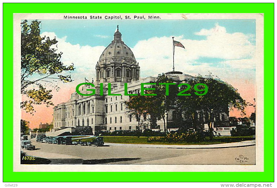 ST PAUL, MN - MINNESOTA STATE CAPITOL - ANIMATED OLD CARS - THE CO-MO COMPANY - - St Paul