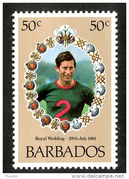 1864x)  Barbados 1981 - Sc # 548  Mnh**  ( Catalogue $.25) - Barbados (1966-...)