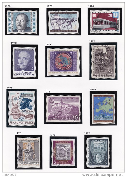 Österreich / Austria 1978 : Jahrgang / Year Set * - Años Completos