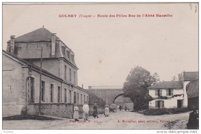 GOLBEY  Ecole Des Filles Rue De L'Abbé Haustête - Golbey