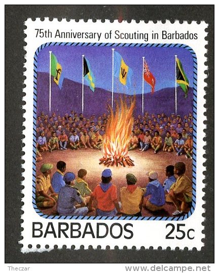 1934x)  Barbados 1987 - Sc # 707  Mnh**  ( Catalogue $.65) - Barbados (1966-...)